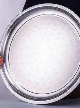 With thick stainless steel plate round big disk platter