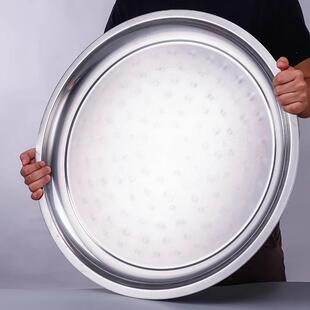 With thick stainless steel plate round big disk platter