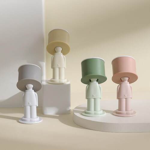 New Creative Home Silicone Door Stopper, No-Drilling Require
