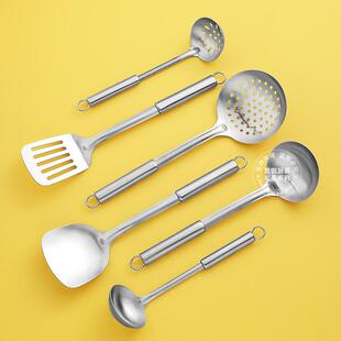 JY007套装 不钢厨具铲七件套厨房套勺装 烹锈饪锅铲汤勺实用礼品SG