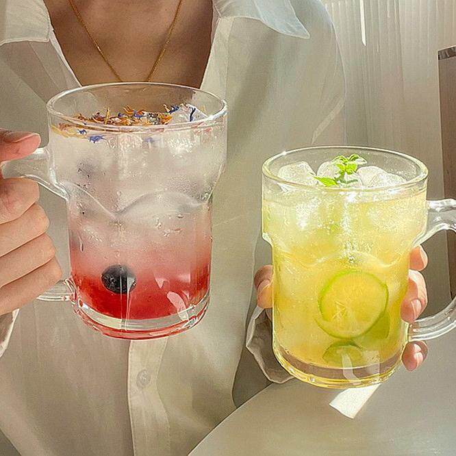 【新品】乐萌啤酒杯加厚大容量高颜值玻璃杯家用泡茶杯水杯扎啤杯