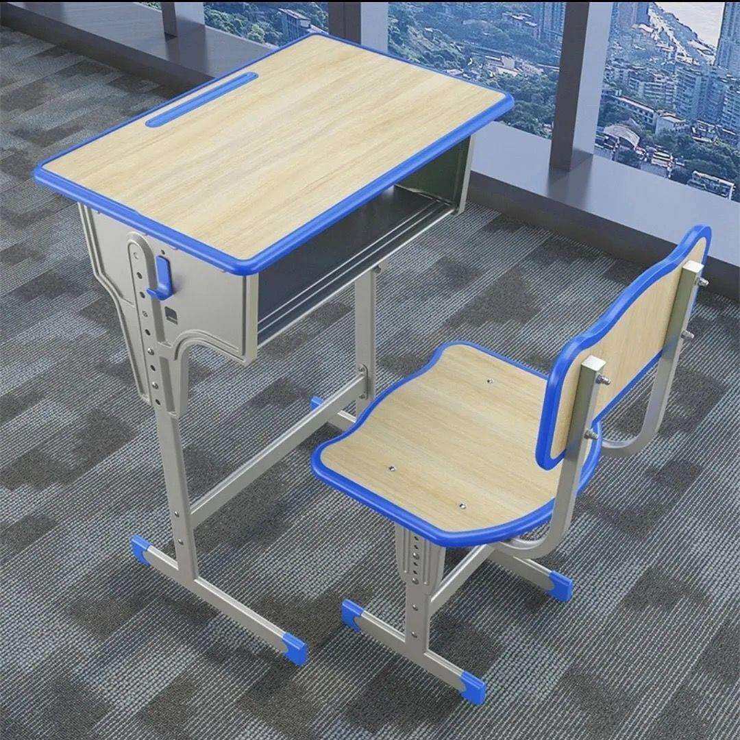 课桌椅中小学生培训班托管班辅导班学校儿童加厚单人学习桌凳