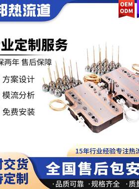 一出二十四针阀PP灯泡模具阀针热流道模具多型腔热流道系统加工