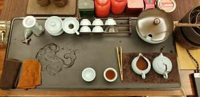 源韵手工雕刻天然乌金石头石茶盘怎么样？真相评测不吹不黑诉说