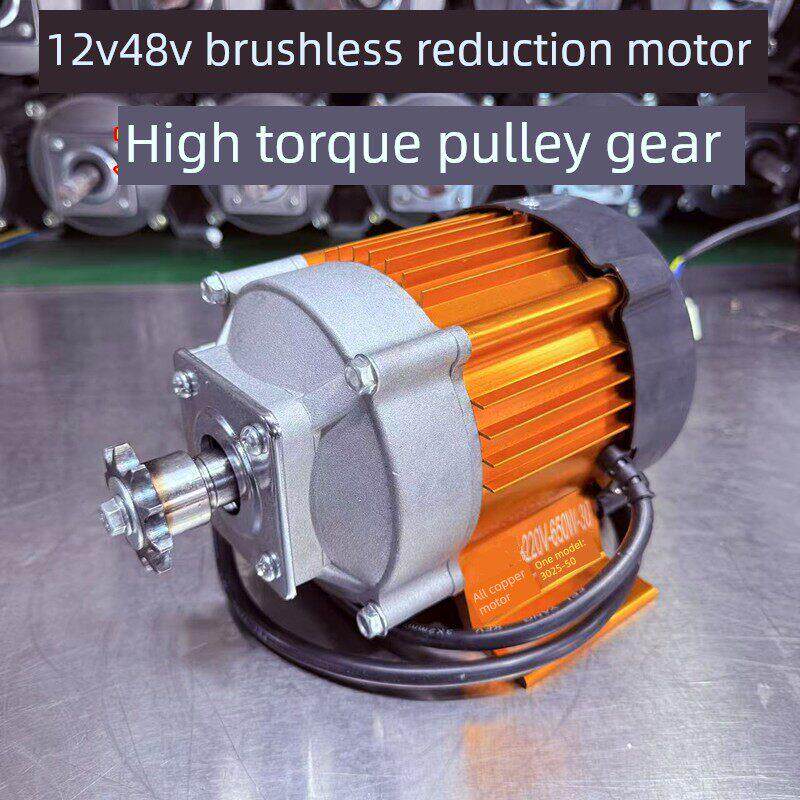 12V24V48V220V低速高转矩直流减速电机纯铜无刷高转矩软管卷筒电