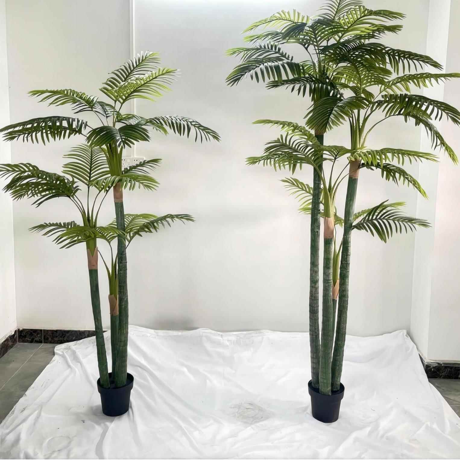 葵仿真植物散尾盆栽天竺葵凤尾葵绿植天竺葵室内装真景饰盆假葵树