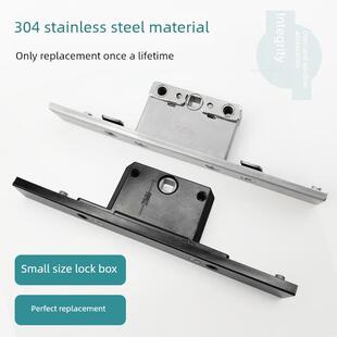 断桥铝门窗锁盒不锈钢平开窗锁盒系统纱窗锁盒玻璃窗锁扣五金配件