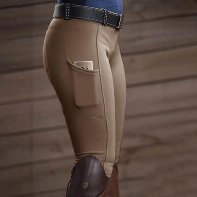 Elastic tight hip lifting equestrian pants 弹力提臀马术裤
