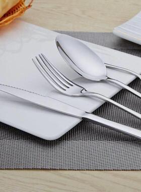 western tableware steak cutlery set knife fork spoon