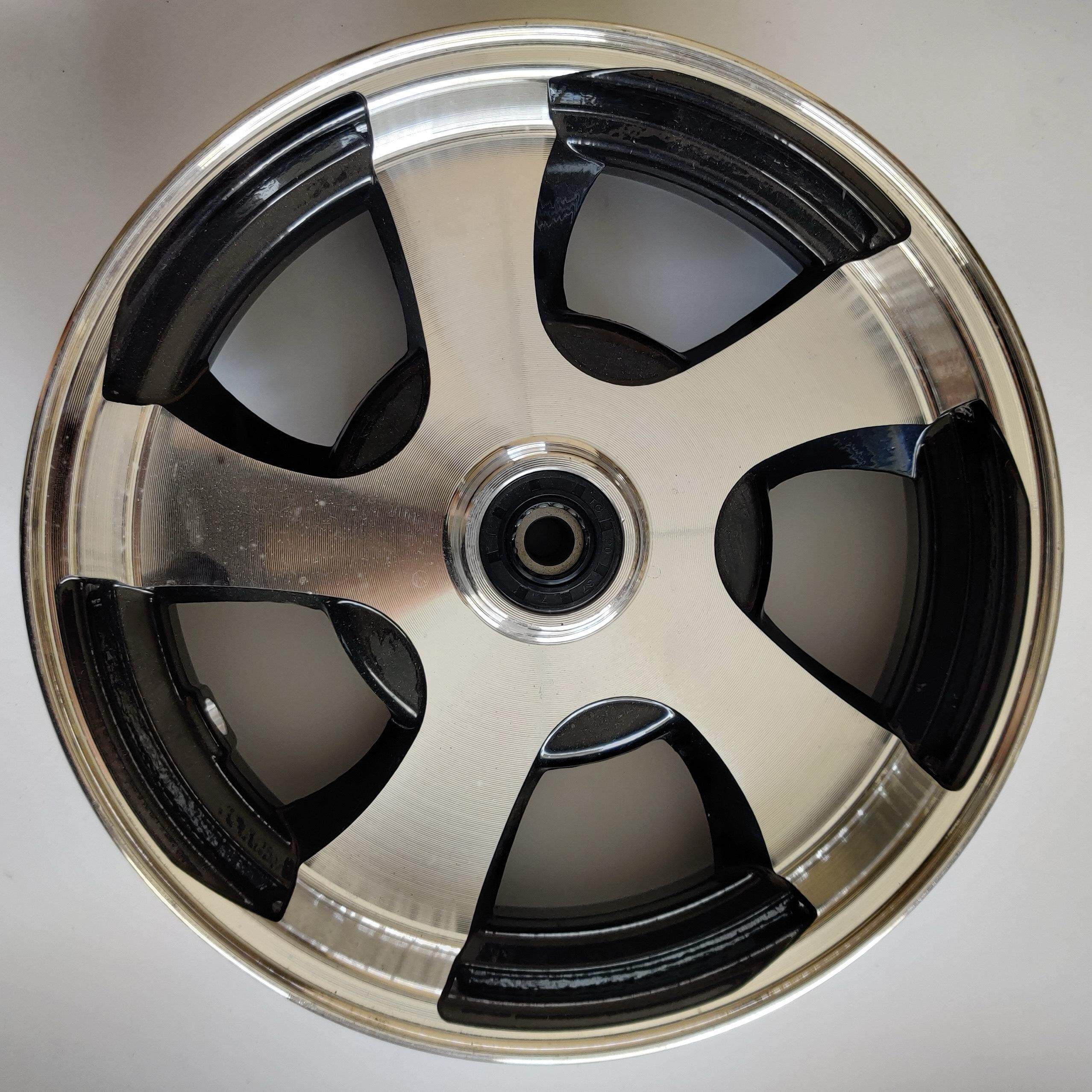 东威三轮车前轮毂12寸120/70/12碟刹前铝轮13寸130/60/13轮毂钢圈