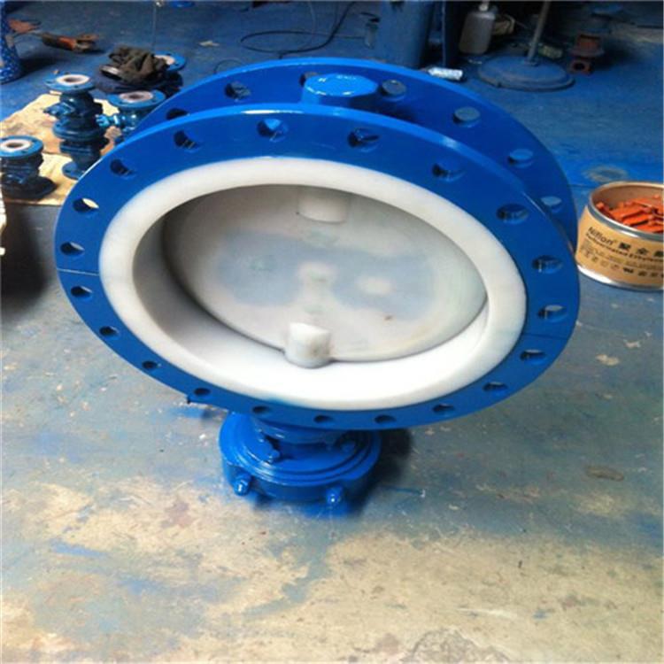 D341F46-10C DN500法兰式衬氟蝶阀型号规格