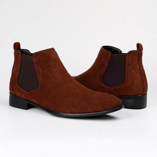 男士切尔西靴小方头短靴Men Chelsea boots with toe short boots