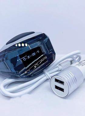 汽车水晶排挡头改LE2401D彩感应把头水档晶款换档头波棍七头装把