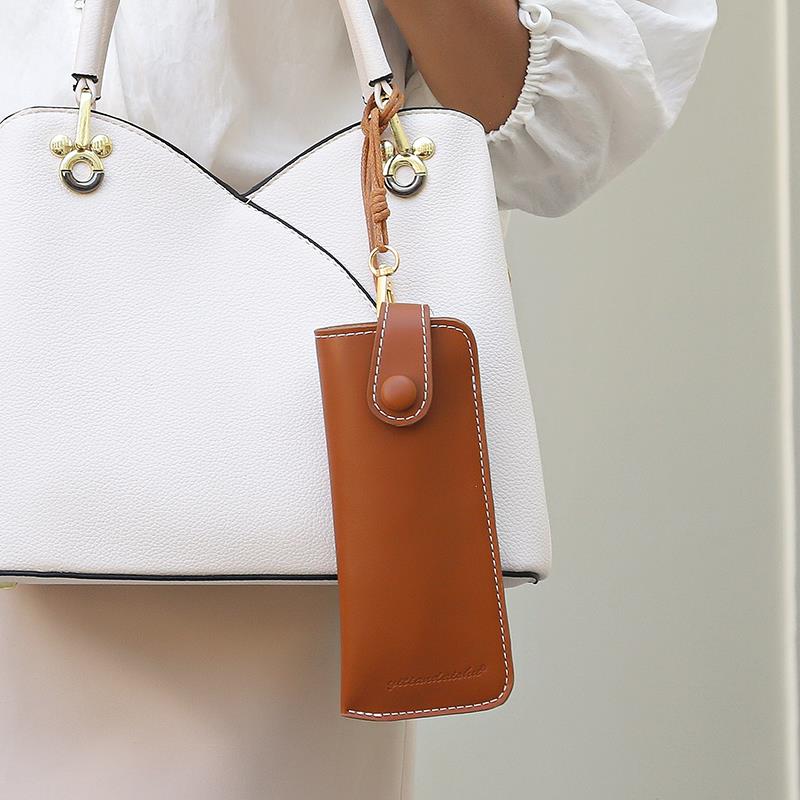 手拎挂可颈眼镜盒携式近视镜袋女士简太阳眼镜太阳眼眼镜抗JGZ压