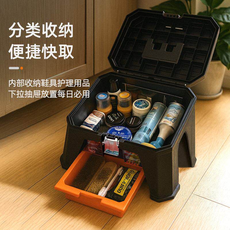拓320352为工具箱功能修维工具可多坐踩收纳推车载箱户外板凳洗车