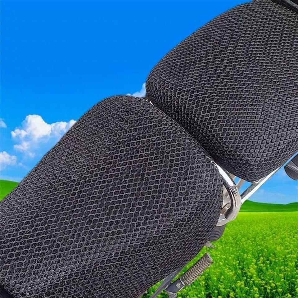 适用嘉陵90JH70建设JS48助力摩托车分体坐垫3D隔热网套通风透气