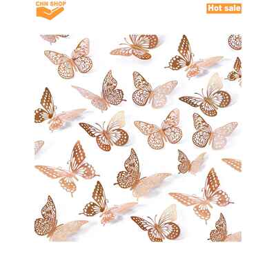 3D Butterfly Stickers Decorations Christmas/Birthday decor