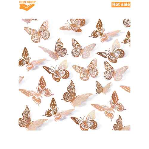 3D Butterfly Stickers Decorations Christmas/Birthday decor