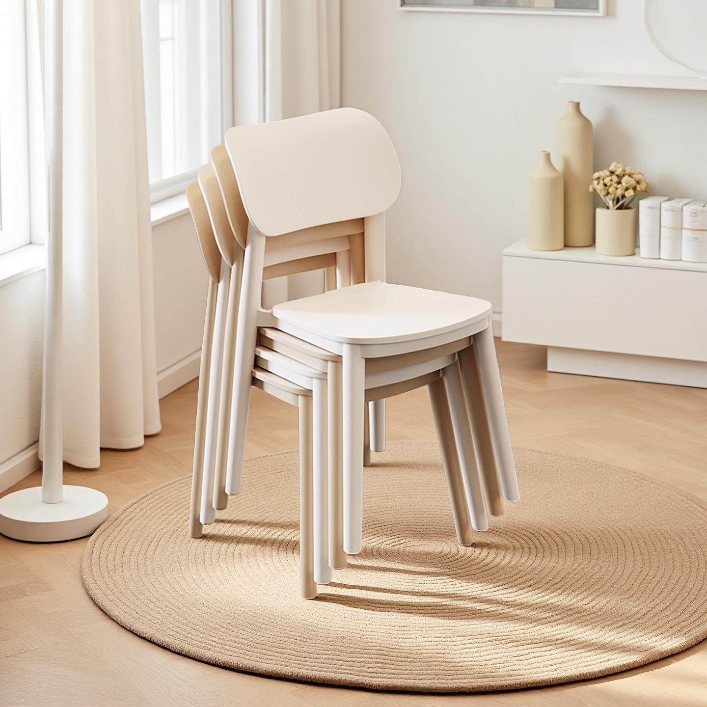 靠背餐椅家用现代简约加厚久坐舒服塑料凳子北欧网红商用餐桌椅子,住宅家具,餐椅,淘宝优惠券,粉丝福利购,淘宝优惠卷