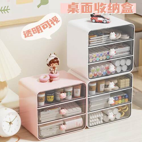 Desk Organizer for Students - INS Style Multi-Compartment Dr