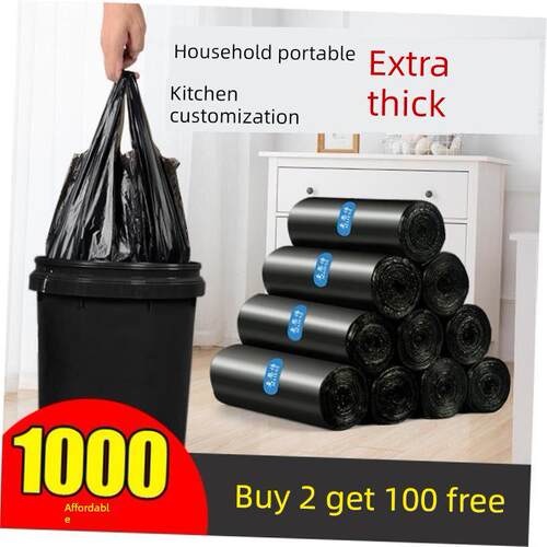 Garbage bags portable kitchen large trash can plastic bag