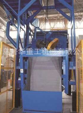 倾斜滚筒式抛丸清理机金属铸件表面除锈强化批量抛丸除锈
