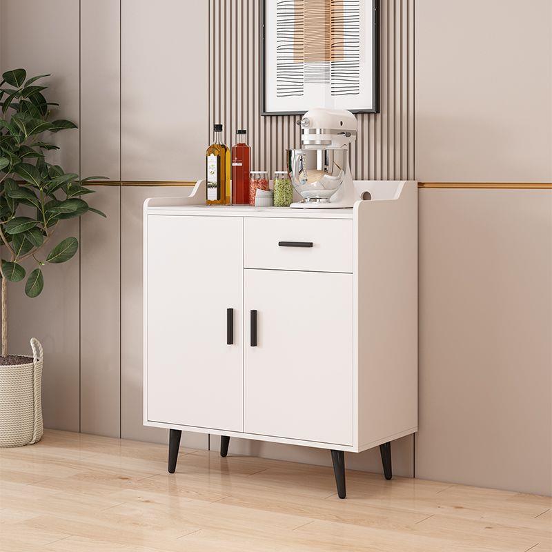 岩板餐边柜约靠墙IHT茶吧机柜子一体柜家用储厨房物现简茶水柜轻