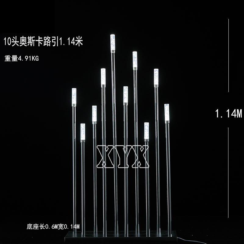 婚庆吊顶奥斯卡厅金色火柴吊灯酒店婚礼堂路引灯商场美陈橱窗装饰