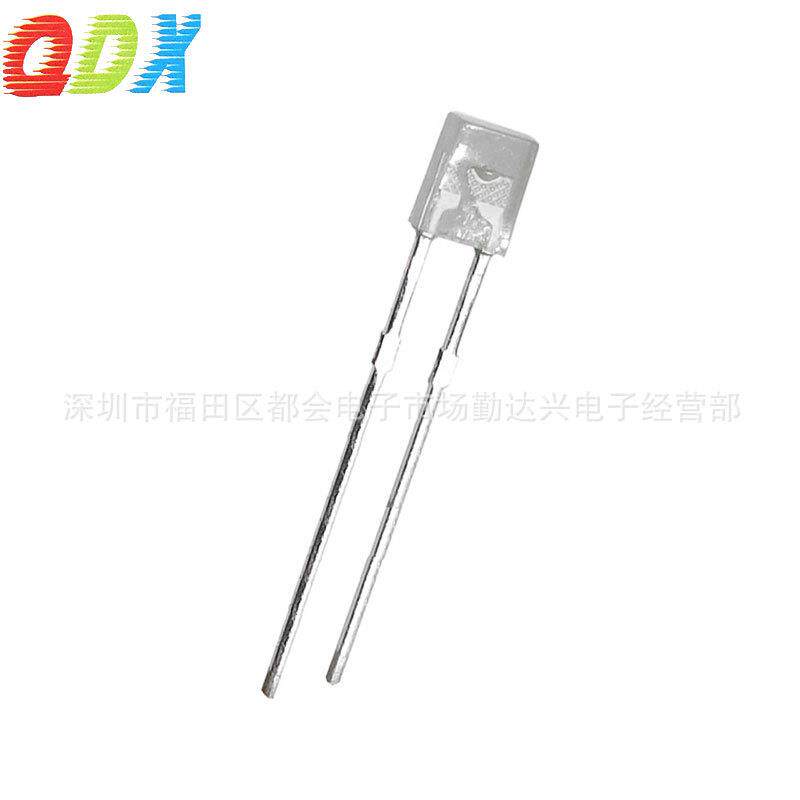 234白发冰蓝 2*3*4mm冰蓝短脚透明高亮冰蓝方形led灯珠发光二极管
