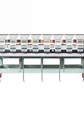 8头电脑绣花机684自 全动8头绣 刺绣机 机embro帽idery machine