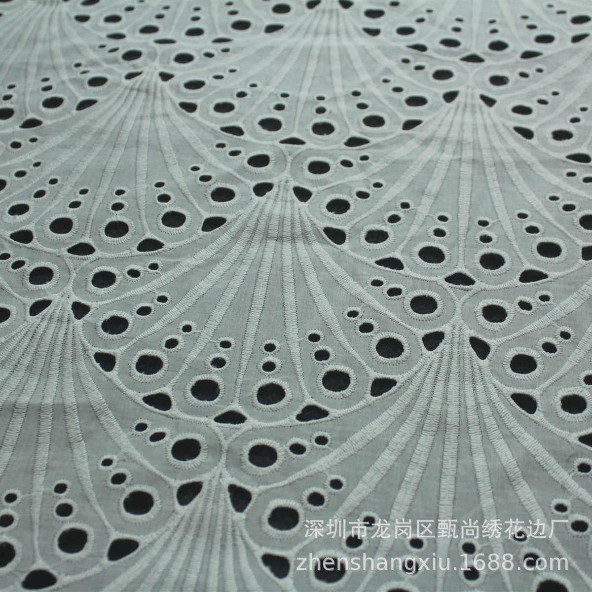 甄尚绣新款9088时尚镂空棉布绣花 刺绣花边打孔服装绣花面料,居家布艺,花边,淘宝优惠券,粉丝福利购,淘宝优惠卷