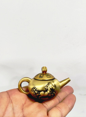 黄铜六面转手转运转转装饰摆件