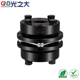 GND光之大传动胀套式 56X65 单膜片联轴器大扭矩滚珠丝杆连轴器GSZ
