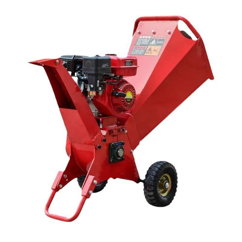 柴移动式机三相木材园林电树枝边角料小型屑粉碎机碎枝杂木两用电