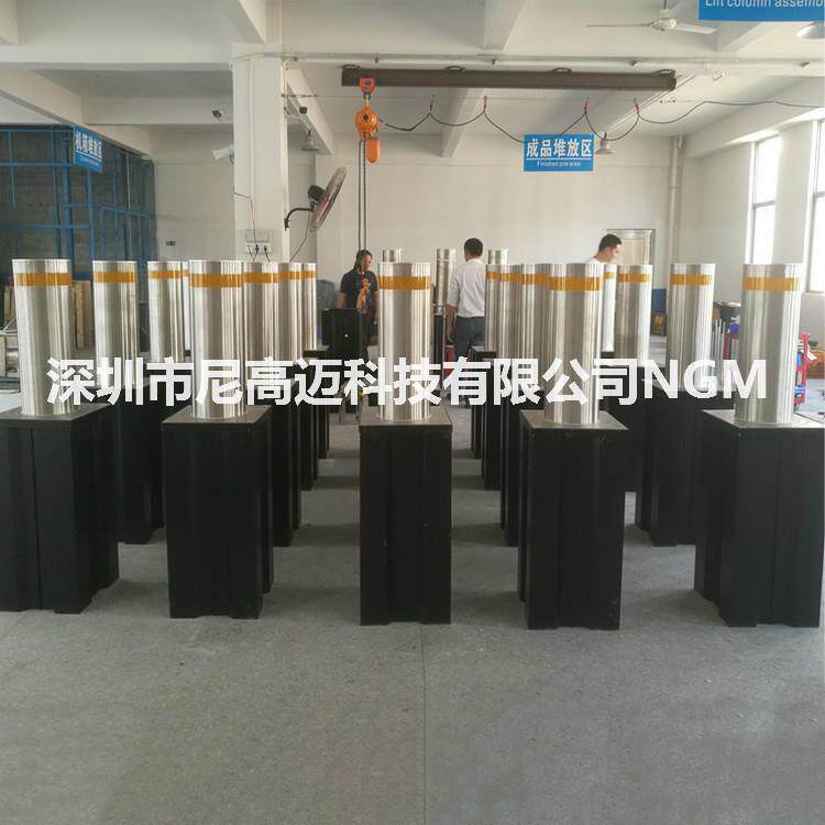智能停车桩全自动升降柱浅埋式液压升降防撞路障地柱车档源头厂家
