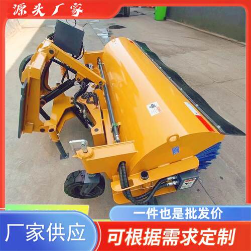 车载除雪滚刷扫雪机道路除雪滚大型车载前置式扫雪刷雪滚刷