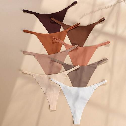 Silk Women Panties Underwear Seamless Female Lingerie Thong