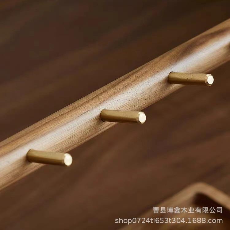 进门玄关钥匙架桌面抽屉整理盒家用木质杂物首饰收纳盒