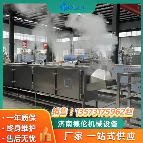 油炸方形袋方便面生产装机器备油炸面块出成型加工流水HKB设线口