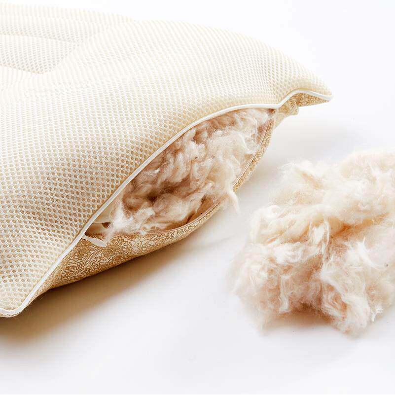 木棉枕头实心儿童成人决明子枕芯硬学生单人带枕套透气双面夏薄枕