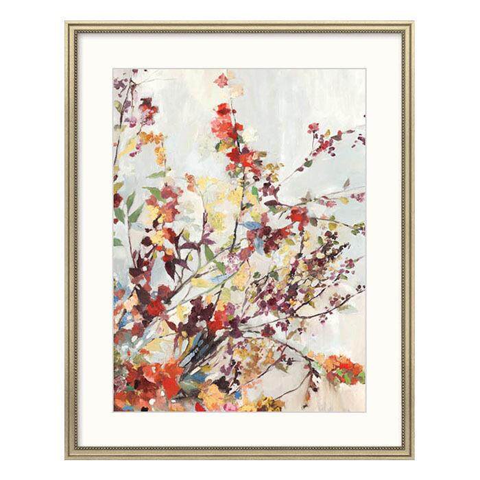 美式客厅沙发田园餐厅墙壁花卉装饰画法式新古典玄关走廊挂画早春