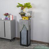 创意新摆式 假山喷泉流水件客地厅办公室中茶楼酒吧BAG落循环水造