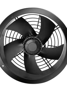 矮筒YWFE/4D低噪音外转子轴KAK流风4排机管道通风机工业厨排房风