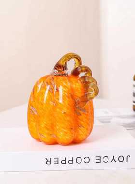 创意北欧风南瓜摆件万圣节南瓜装饰家居客厅玄关样板房装饰工艺品