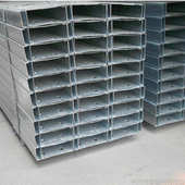 冲热镀锌檩条加工q235c型钢 412 型钢 镀锌 上海孔c