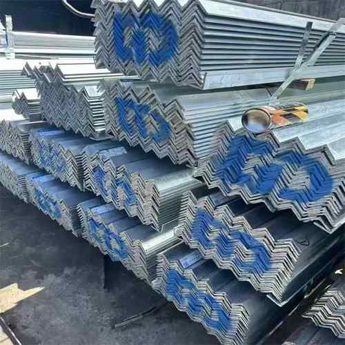 钢材镀锌角钢50*5L型钢40*4不等边热浸锌角铁75*50冲孔三角铁20*3