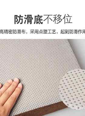 新款直销 亚麻坐垫 45D高密度海绵垫不变形坐垫 加硬加厚餐椅坐垫