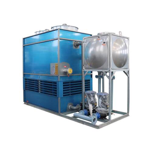 闭式冷却塔工业型凉水横流/逆流塔不锈钢降温冷水工业散热塔厂家