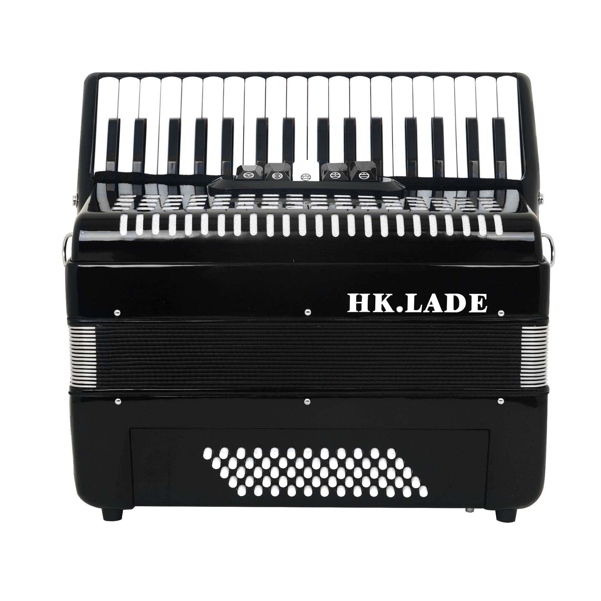 HK·LADE34键60贝斯5键盘变音专业演出表演级手风琴西洋键盘乐器