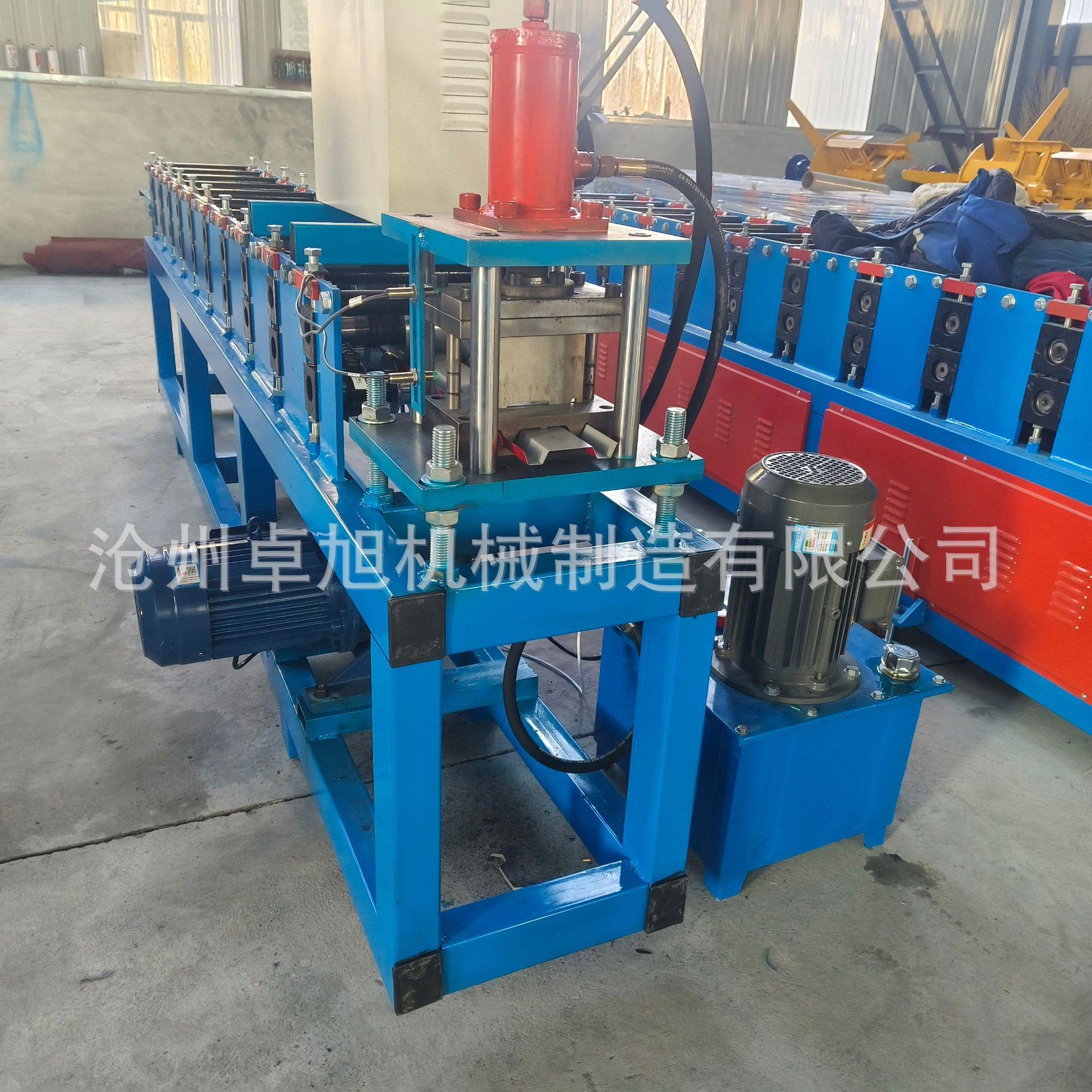 全自动U型槽机器 汽车玻璃导槽U型钢设备 供应镀锌板W型材冷弯机